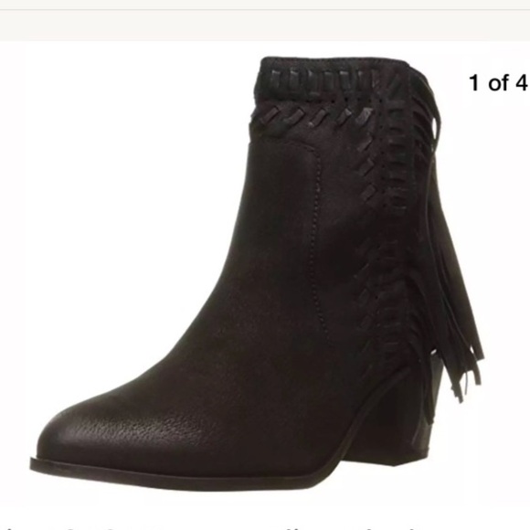 MÍA black fringe bootie - Picture 3 of 13
